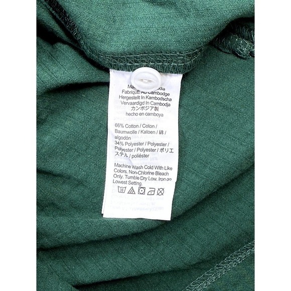 J. Crew Knit Goods, Green Short Sleeve, Men's Sz XL - Picture 6 of 6